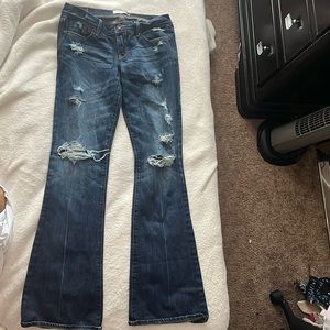 Abercrombie & Fitch low rise flare jeans